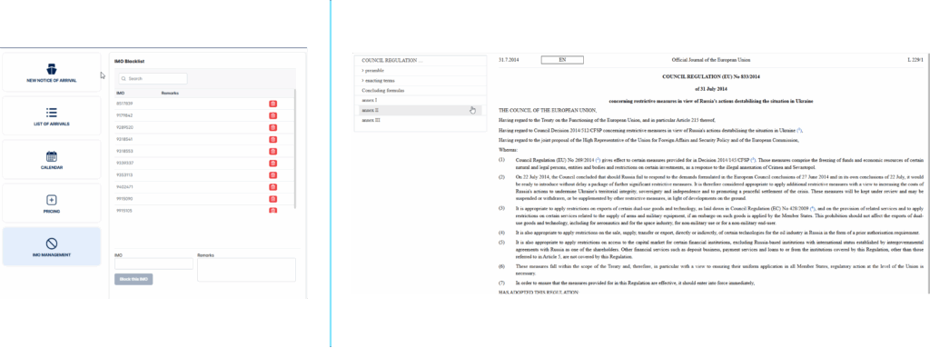 IMO_Blocked_list IMO Blocking in SeaTech
